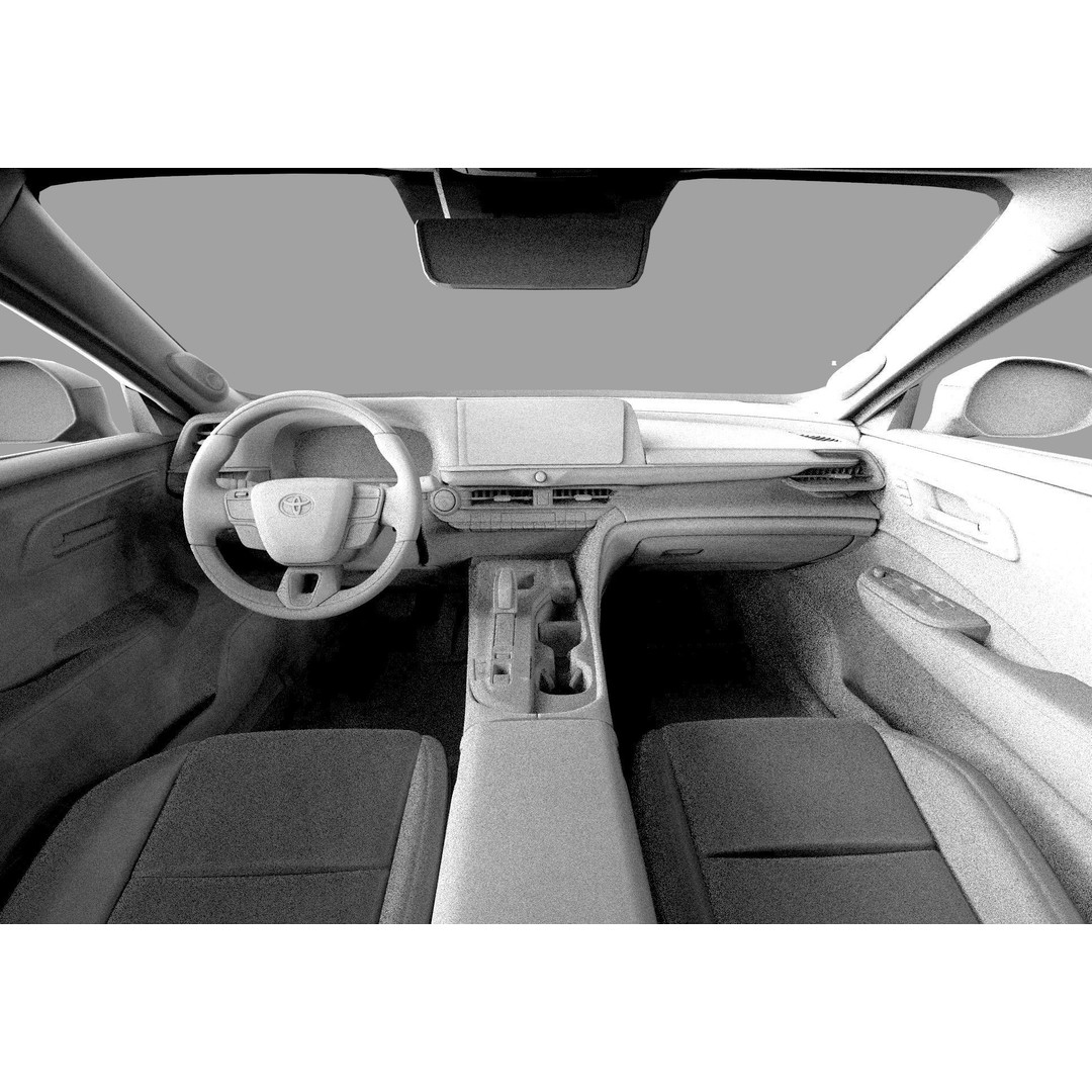 Toyota Crown Cross 2022 3D Model – High Poly Luxury Sedan, FBX, OBJ, Blender - View 61