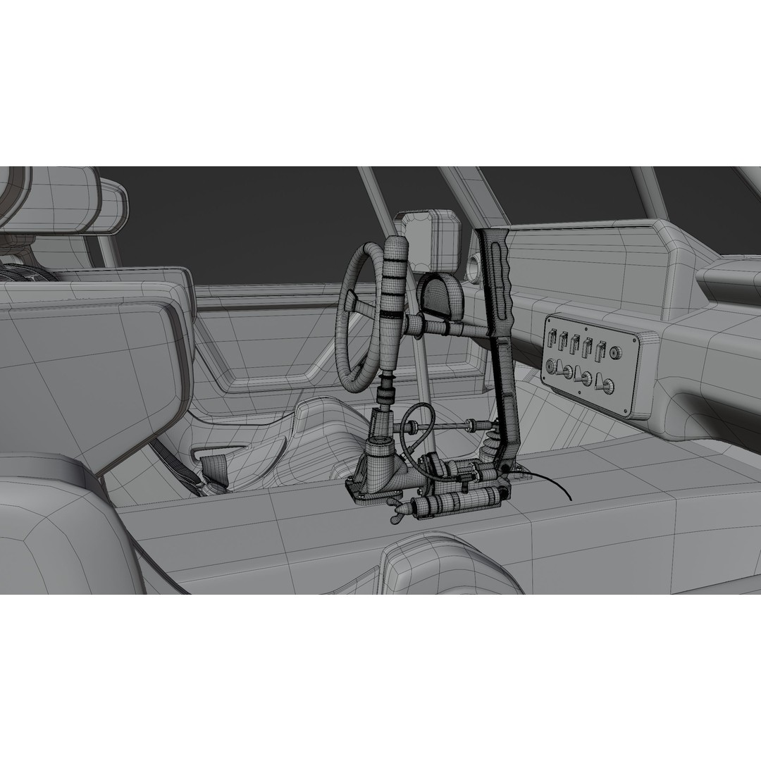 Toyota Land Cruiser 250 Prado 3D Model – Heavy Performance Off-Road, Blender, FBX, OBJ