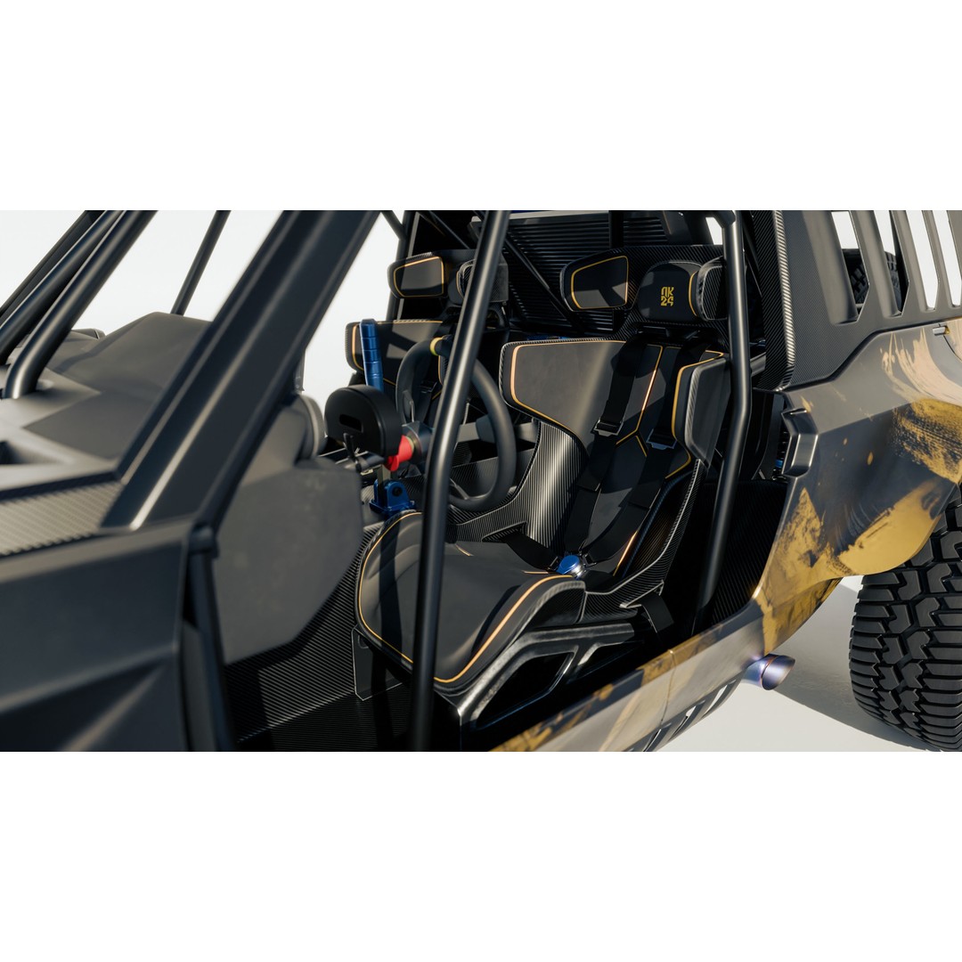 Toyota Land Cruiser 250 Prado 3D Model – Heavy Performance Off-Road, Blender, FBX, OBJ - View 10