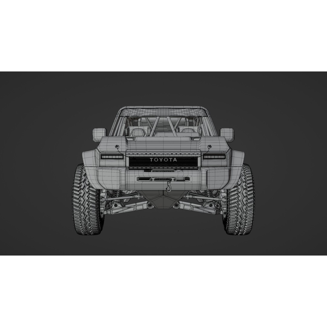 Toyota Land Cruiser 250 Prado 3D Model – Heavy Performance Off-Road, Blender, FBX, OBJ - View 18