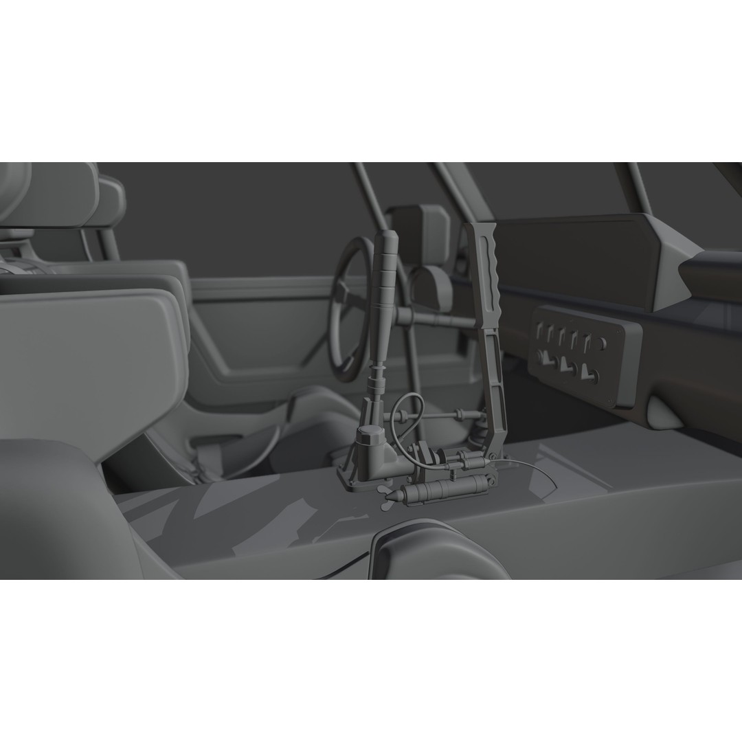 Toyota Land Cruiser 250 Prado 3D Model – Heavy Performance Off-Road, Blender, FBX, OBJ - View 29