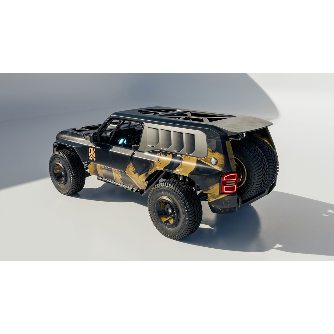 Toyota Land Cruiser 250 Prado 3D Model – Heavy Performance Off-Road, Blender, FBX, OBJ - View 3