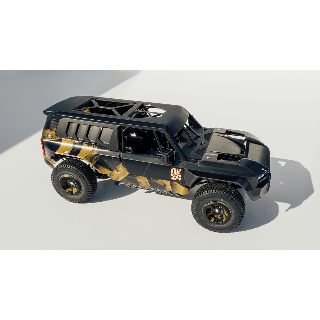 Toyota Land Cruiser 250 Prado 3D Model – Heavy Performance Off-Road, Blender, FBX, OBJ - View 7