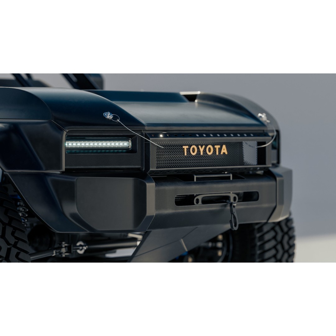 Toyota Land Cruiser 250 Prado 3D Model – Heavy Performance Off-Road, Blender, FBX, OBJ - View 8