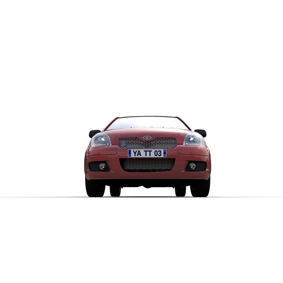 Toyota Yaris 3D Model – High Detail Compact Vehicle, FBX, OBJ - View 10