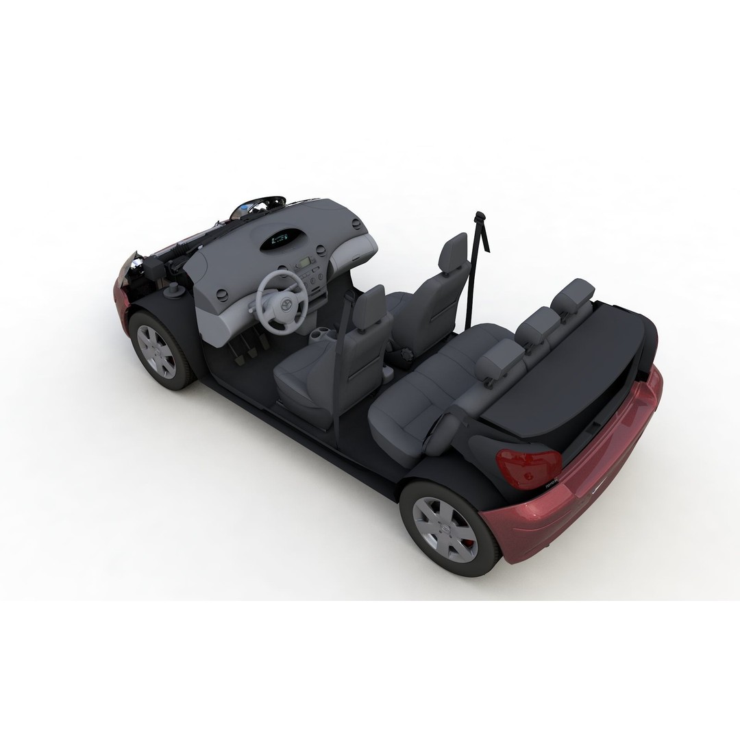 Toyota Yaris 3D Model – High Detail Compact Vehicle, FBX, OBJ - View 14