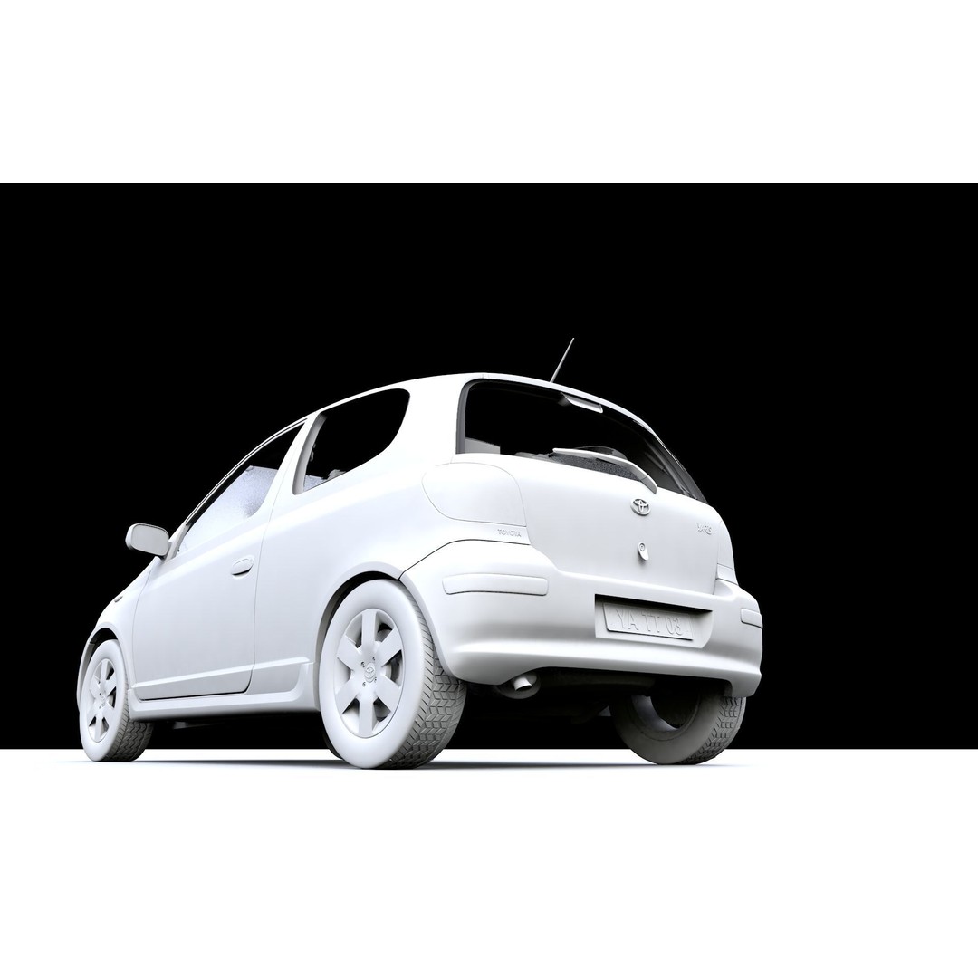 Toyota Yaris 3D Model – High Detail Compact Vehicle, FBX, OBJ - View 19