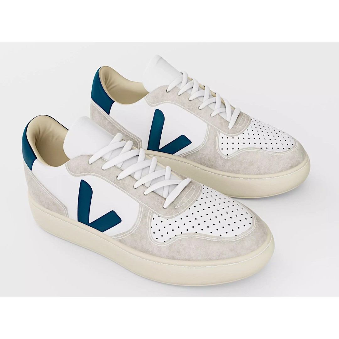 Casual Sneaker 3D Model – Veja Style Low Poly Game Asset, FBX - View 2