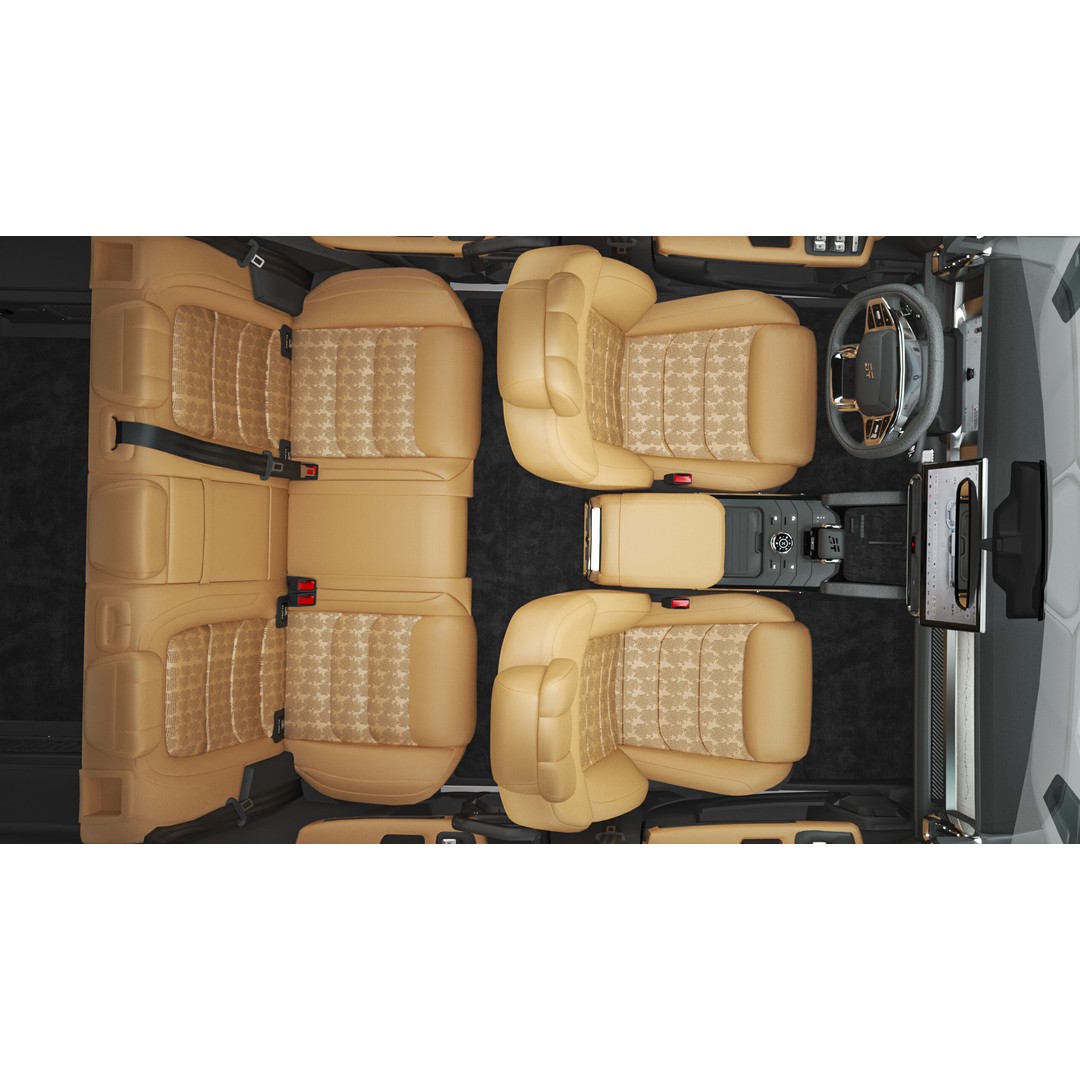 Chery Jetour T2 3D Model – High Poly SUV with Interior, FBX, Blender