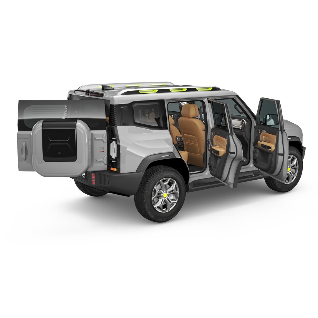 Chery Jetour T2 3D Model – High Poly SUV with Interior, FBX, Blender - View 11