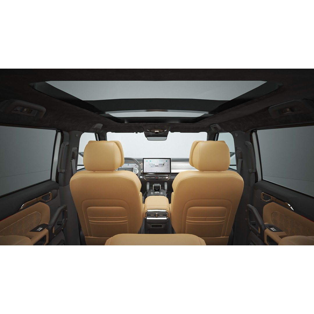 Chery Jetour T2 3D Model – High Poly SUV with Interior, FBX, Blender - View 15
