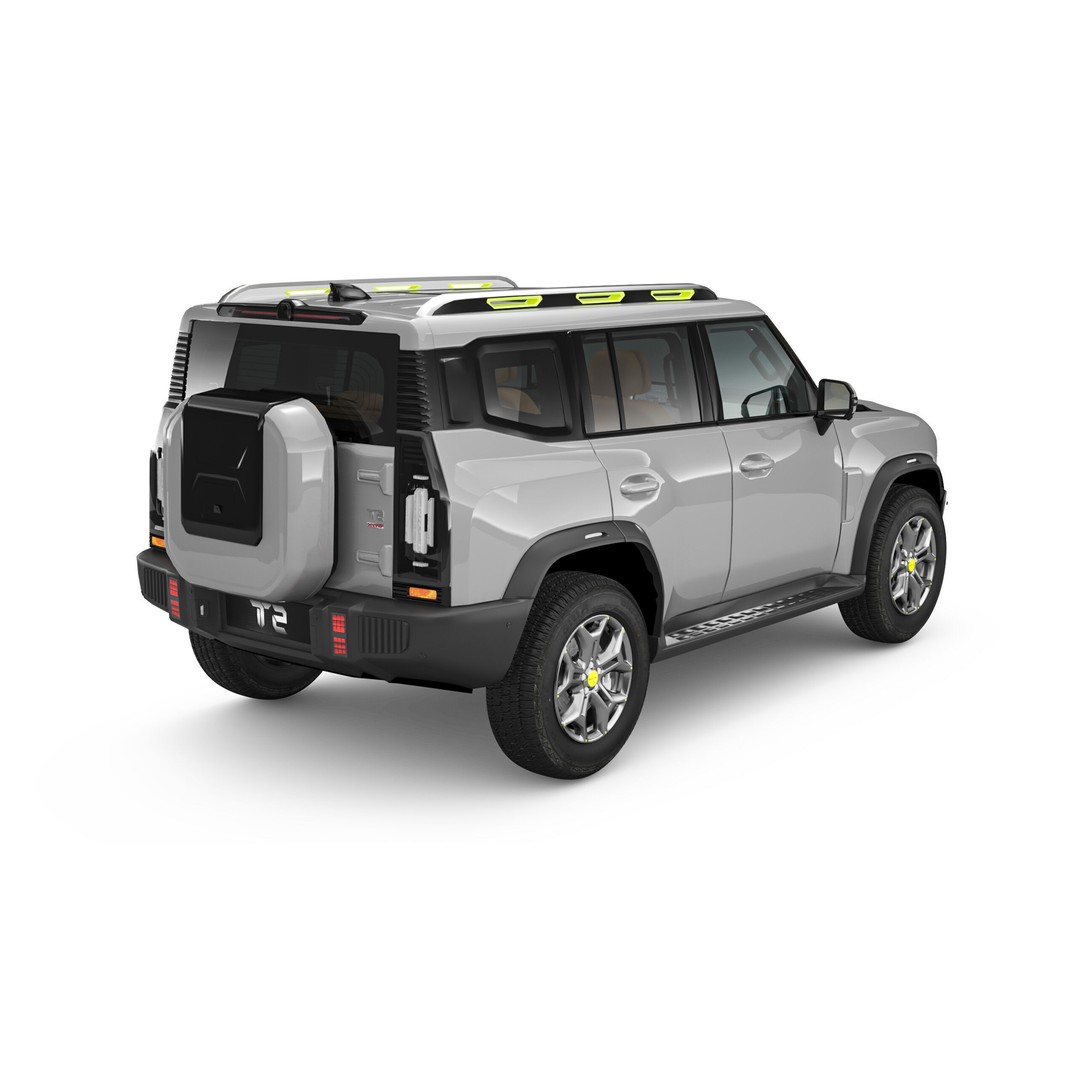 Chery Jetour T2 3D Model – High Poly SUV with Interior, FBX, Blender - View 3