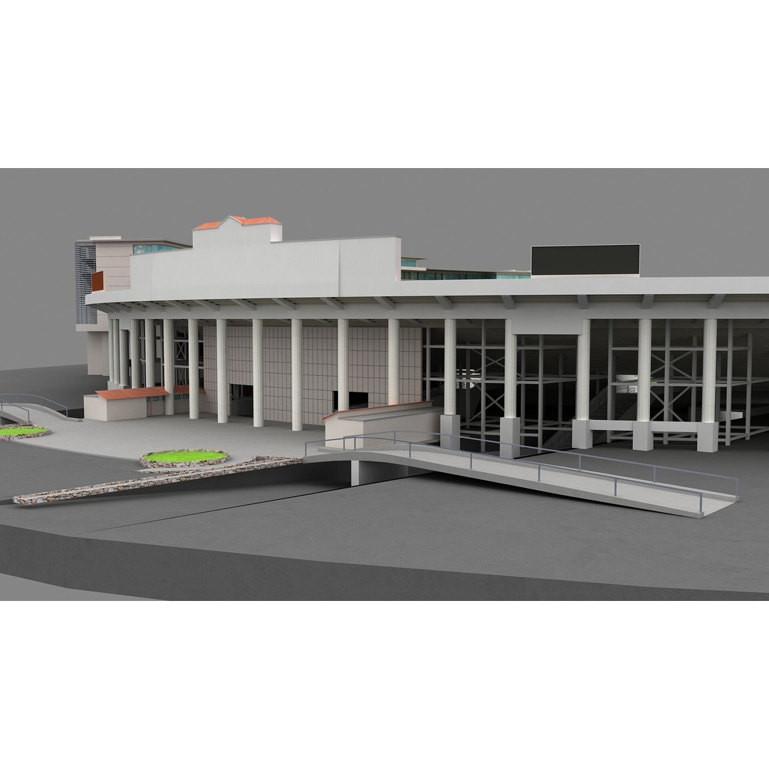 Rose Bowl Stadium 3D Model – High Poly PBR Asset, FBX & OBJ - View 10
