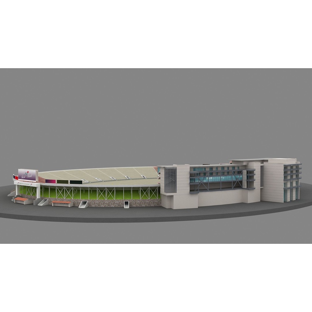 Rose Bowl Stadium 3D Model – High Poly PBR Asset, FBX & OBJ - View 22