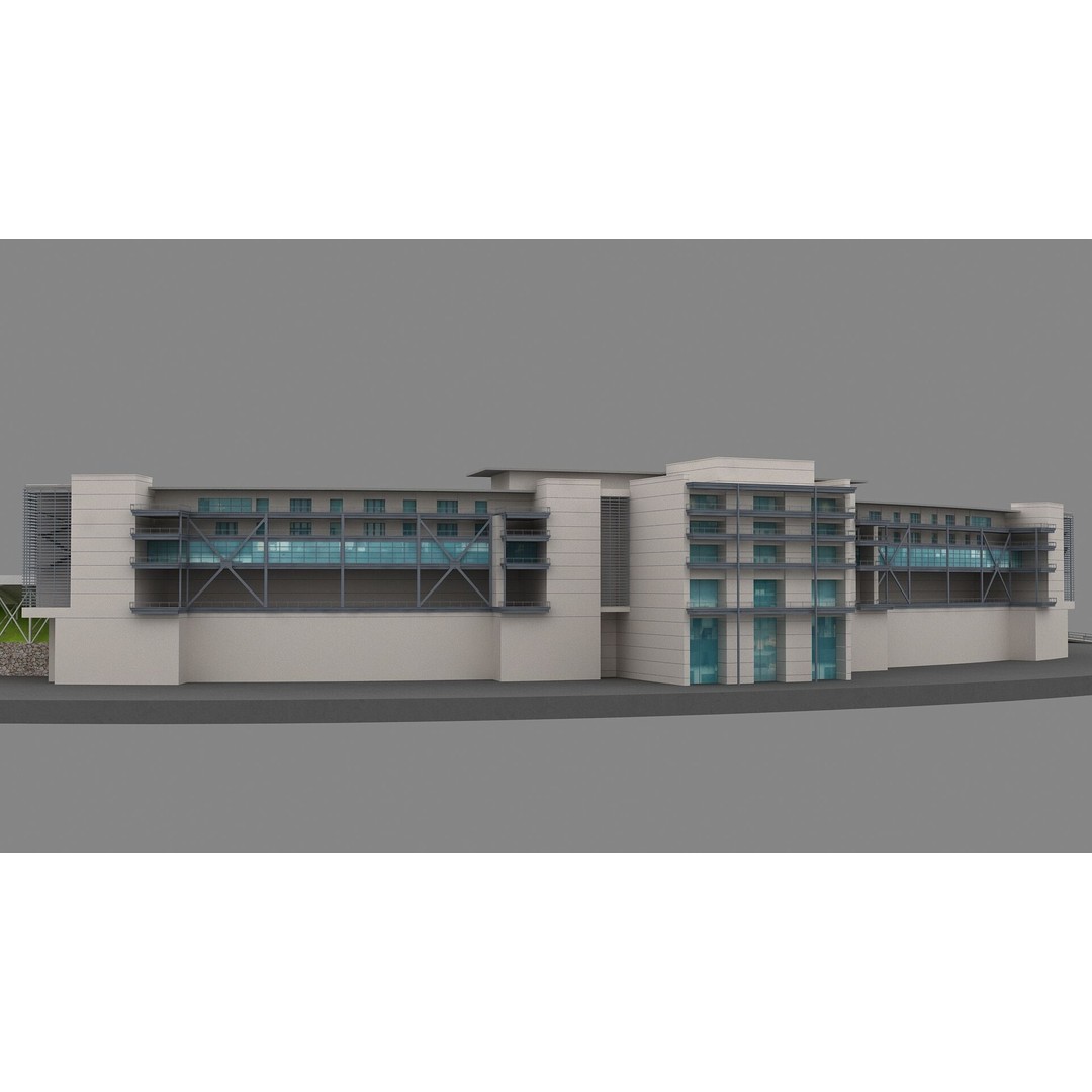 Rose Bowl Stadium 3D Model – High Poly PBR Asset, FBX & OBJ - View 33
