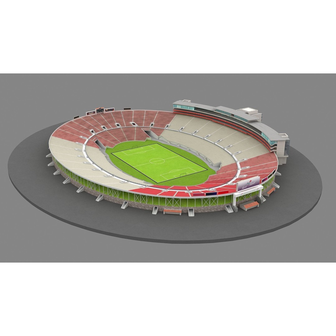 Rose Bowl Stadium 3D Model – High Poly PBR Asset, FBX & OBJ - View 5