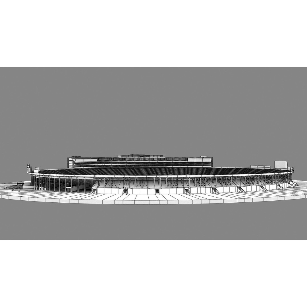 Rose Bowl Stadium 3D Model – High Poly PBR Asset, FBX & OBJ - View 58