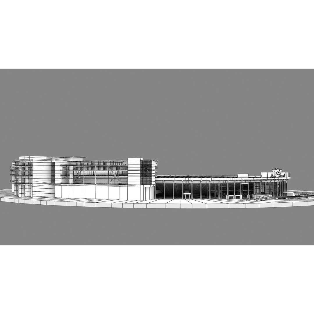 Rose Bowl Stadium 3D Model – High Poly PBR Asset, FBX & OBJ - View 60