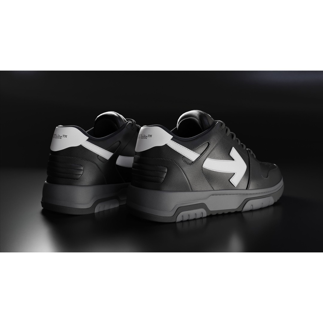 Off White Arrow Sneaker Boot 3D Model – Low Poly Game Asset, PBR Textures - View 31