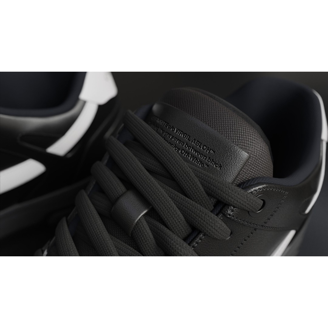 Off White Arrow Sneaker Boot 3D Model – Low Poly Game Asset, PBR Textures - View 37
