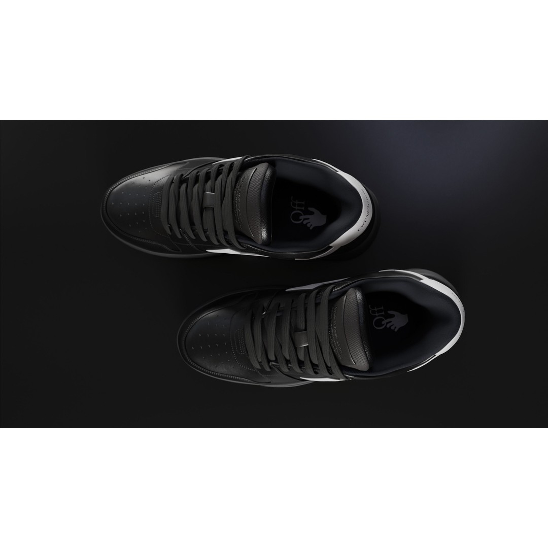 Off White Arrow Sneaker Boot 3D Model – Low Poly Game Asset, PBR Textures - View 39
