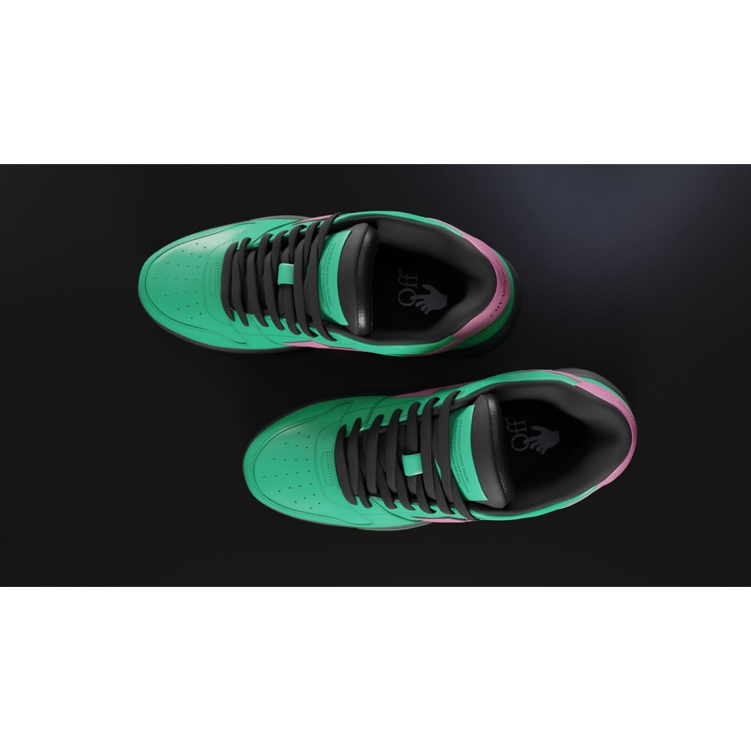Off White Arrow Sneaker Boot 3D Model – Low Poly Game Asset, PBR Textures - View 57