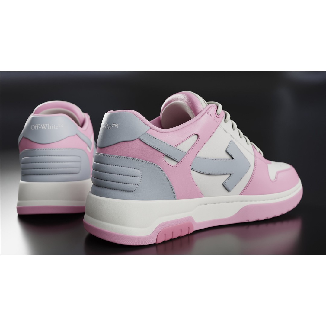 Off White Arrow Sneaker Boot 3D Model – Low Poly Game Asset, PBR Textures - View 58