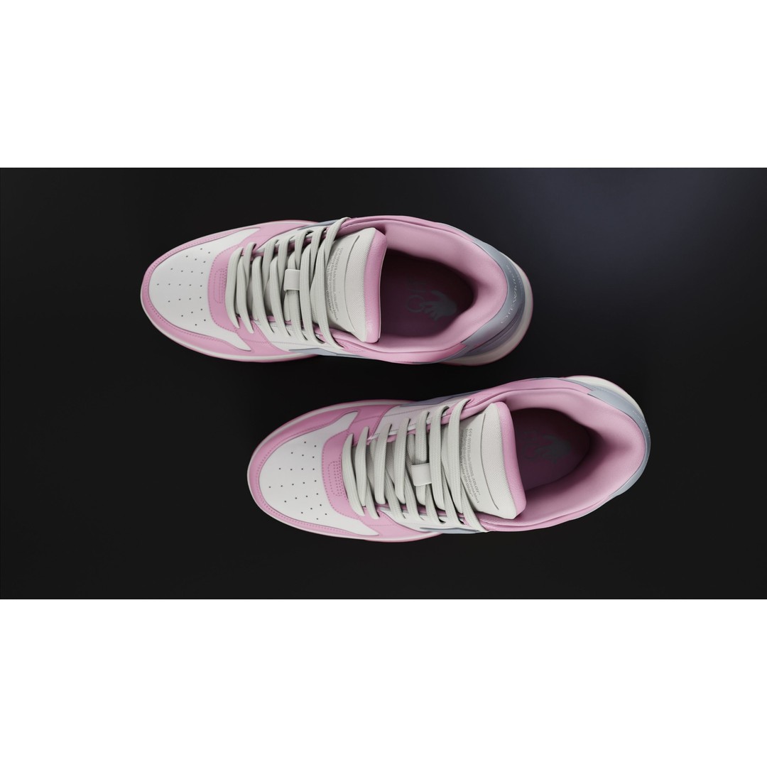 Off White Arrow Sneaker Boot 3D Model – Low Poly Game Asset, PBR Textures - View 64