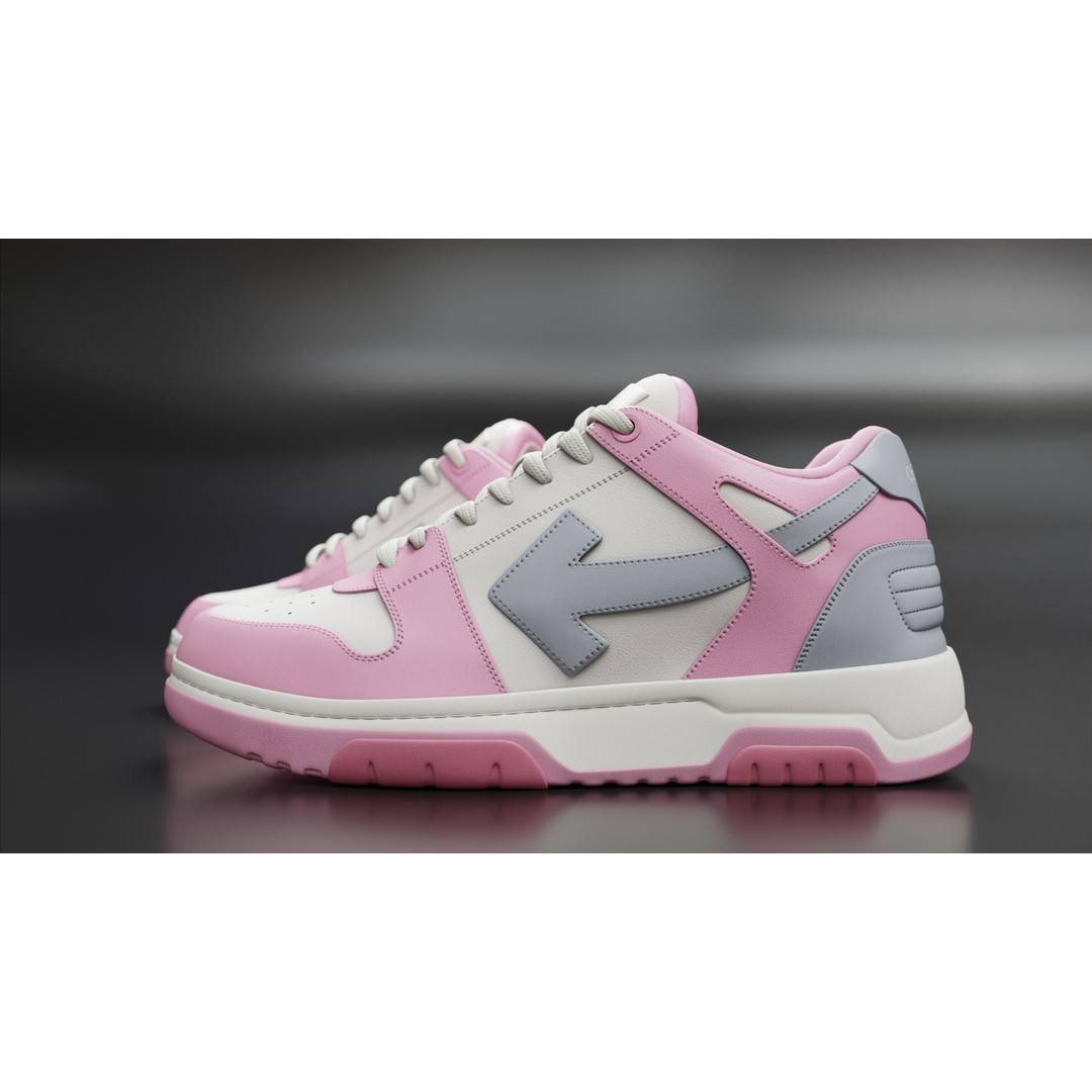 Off White Arrow Sneaker Boot 3D Model – Low Poly Game Asset, PBR Textures - View 68