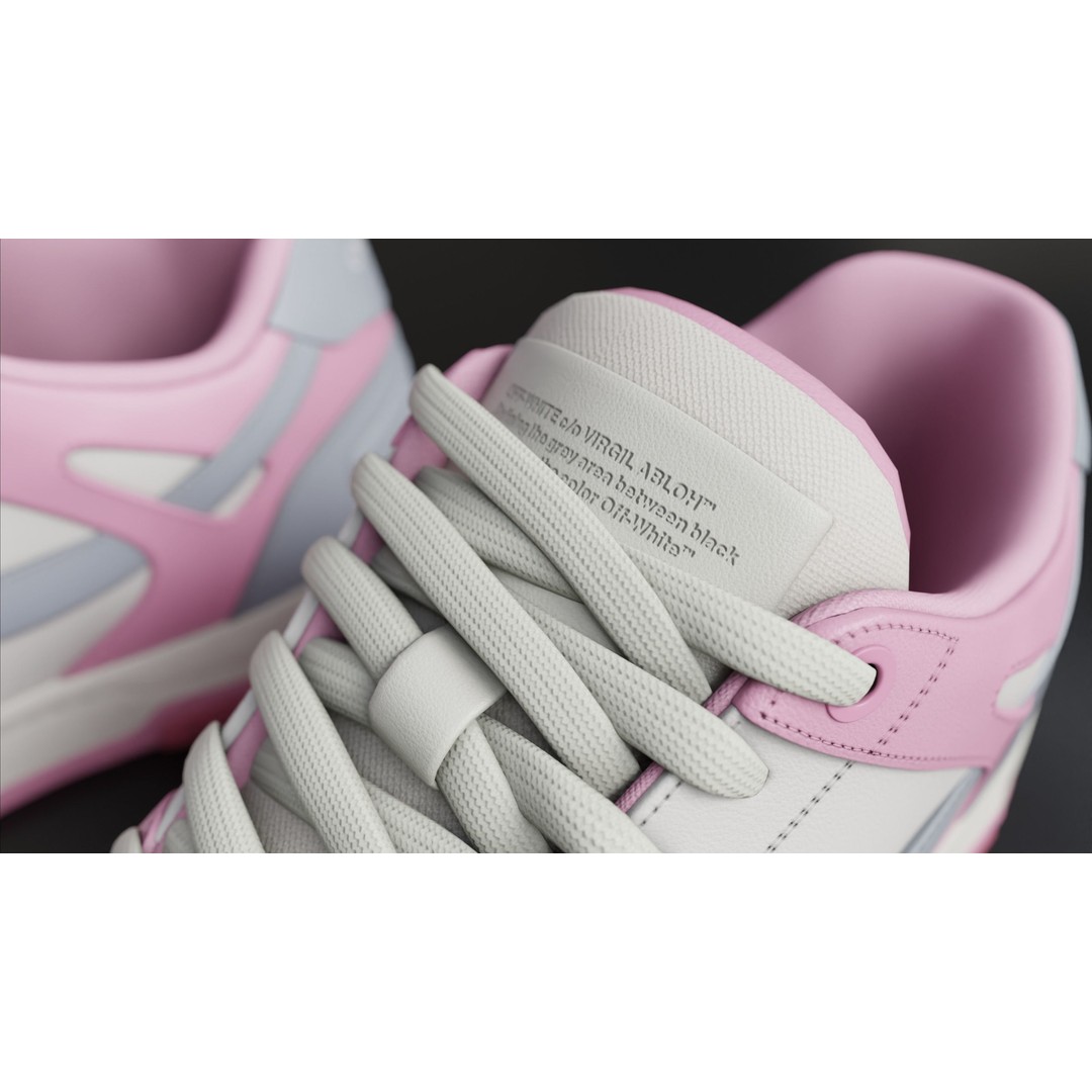 Off White Arrow Sneaker Boot 3D Model – Low Poly Game Asset, PBR Textures - View 71