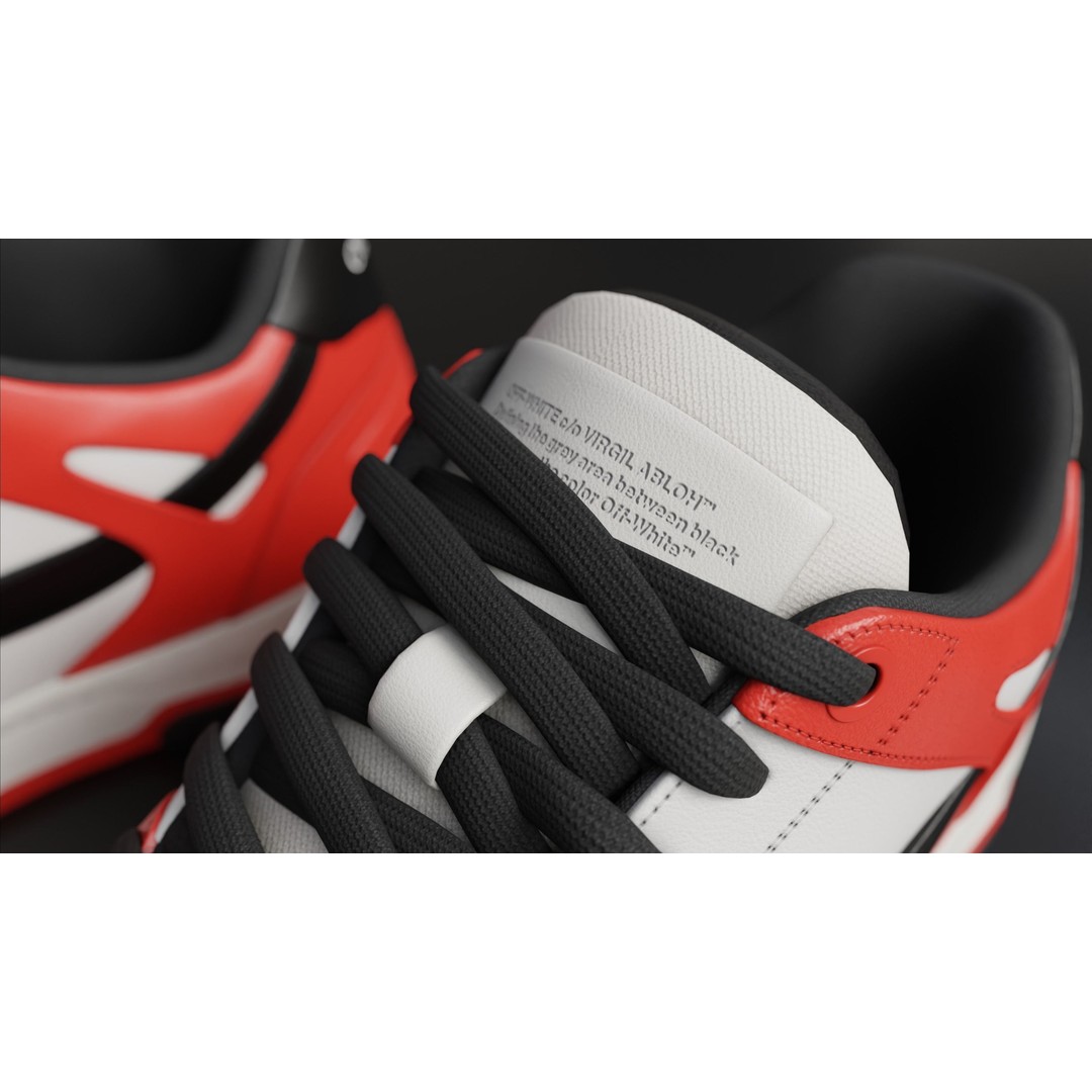 Off White Arrow Sneaker Boot 3D Model – Low Poly Game Asset, PBR Textures - View 76