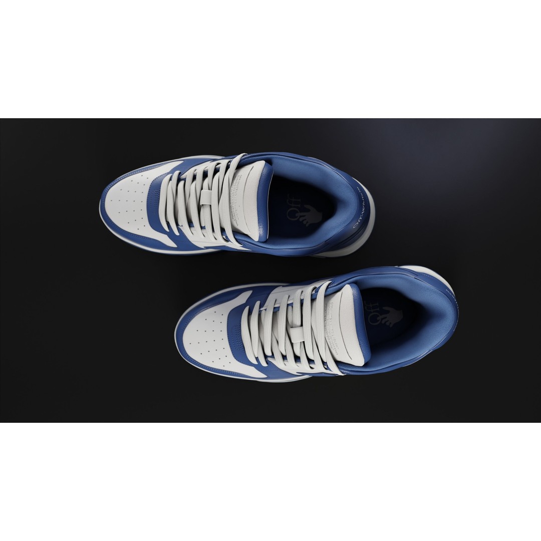 Off White Arrow Sneaker Boot 3D Model – Low Poly Game Asset, PBR Textures - View 88