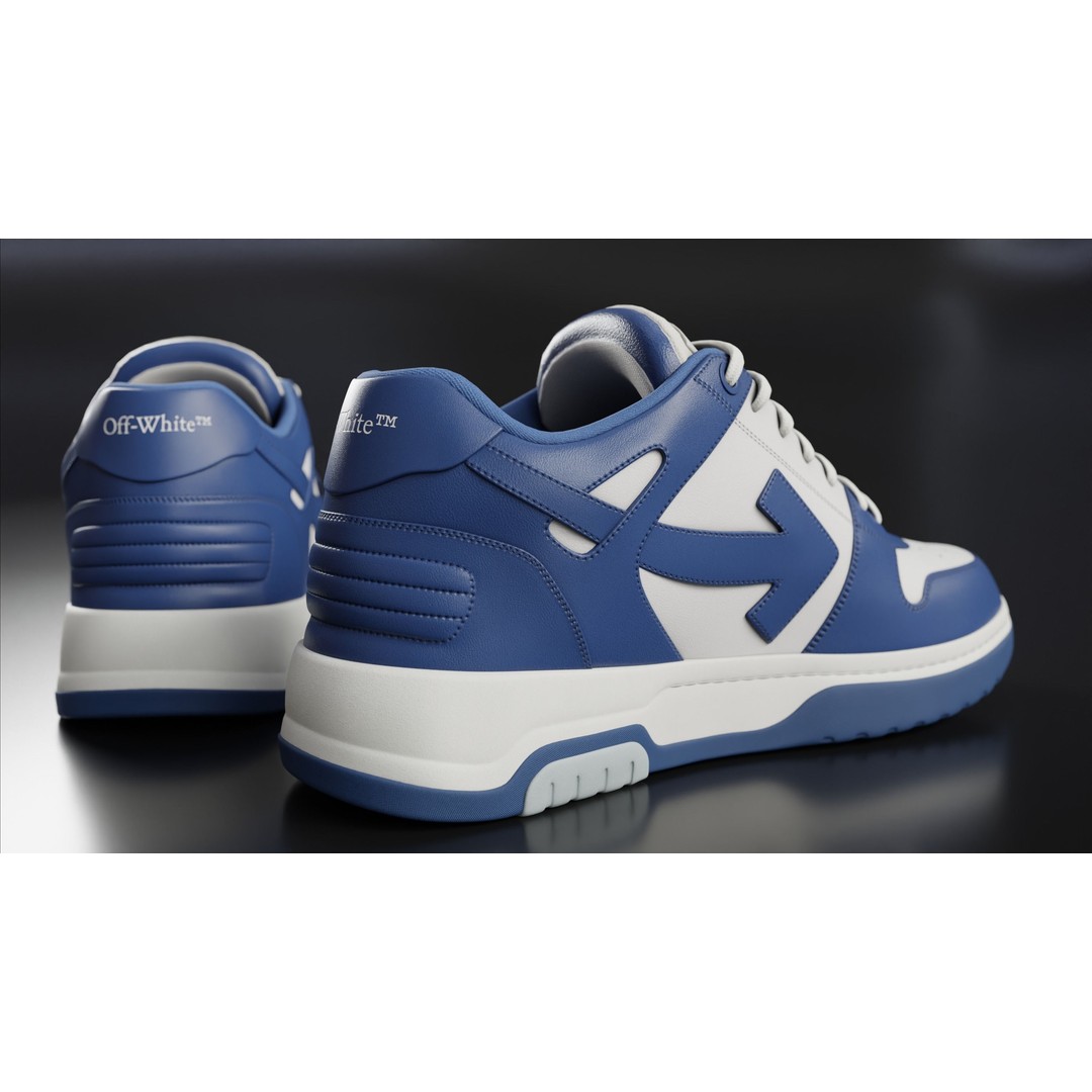 Off White Arrow Sneaker Boot 3D Model – Low Poly Game Asset, PBR Textures - View 92