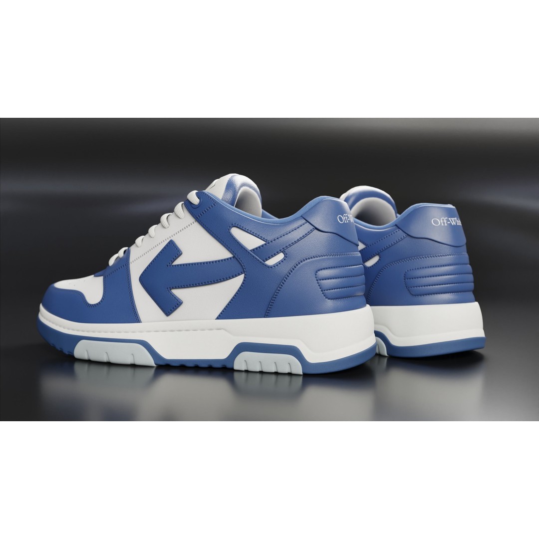 Off White Arrow Sneaker Boot 3D Model – Low Poly Game Asset, PBR Textures - View 93