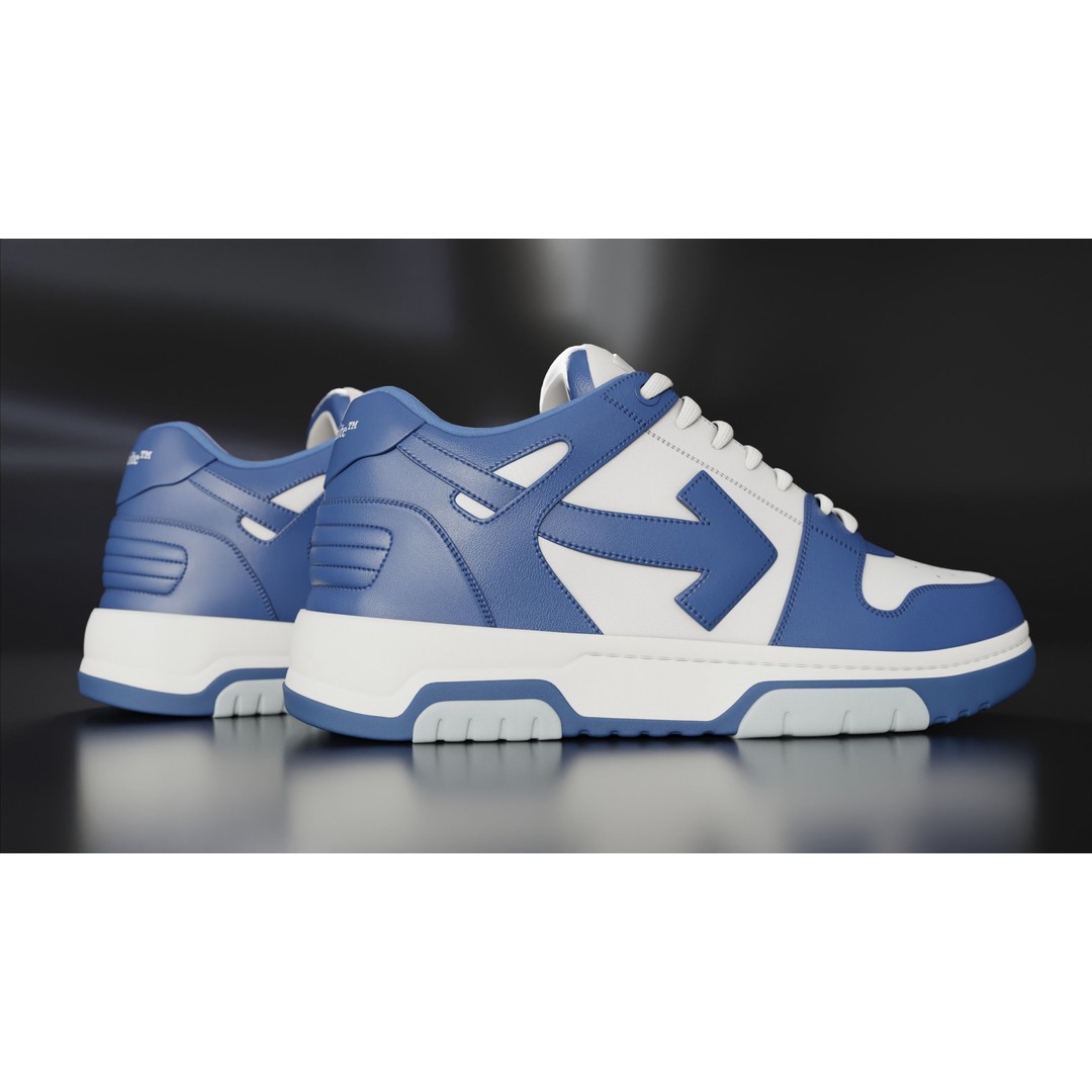 Off White Arrow Sneaker Boot 3D Model – Low Poly Game Asset, PBR Textures - View 94