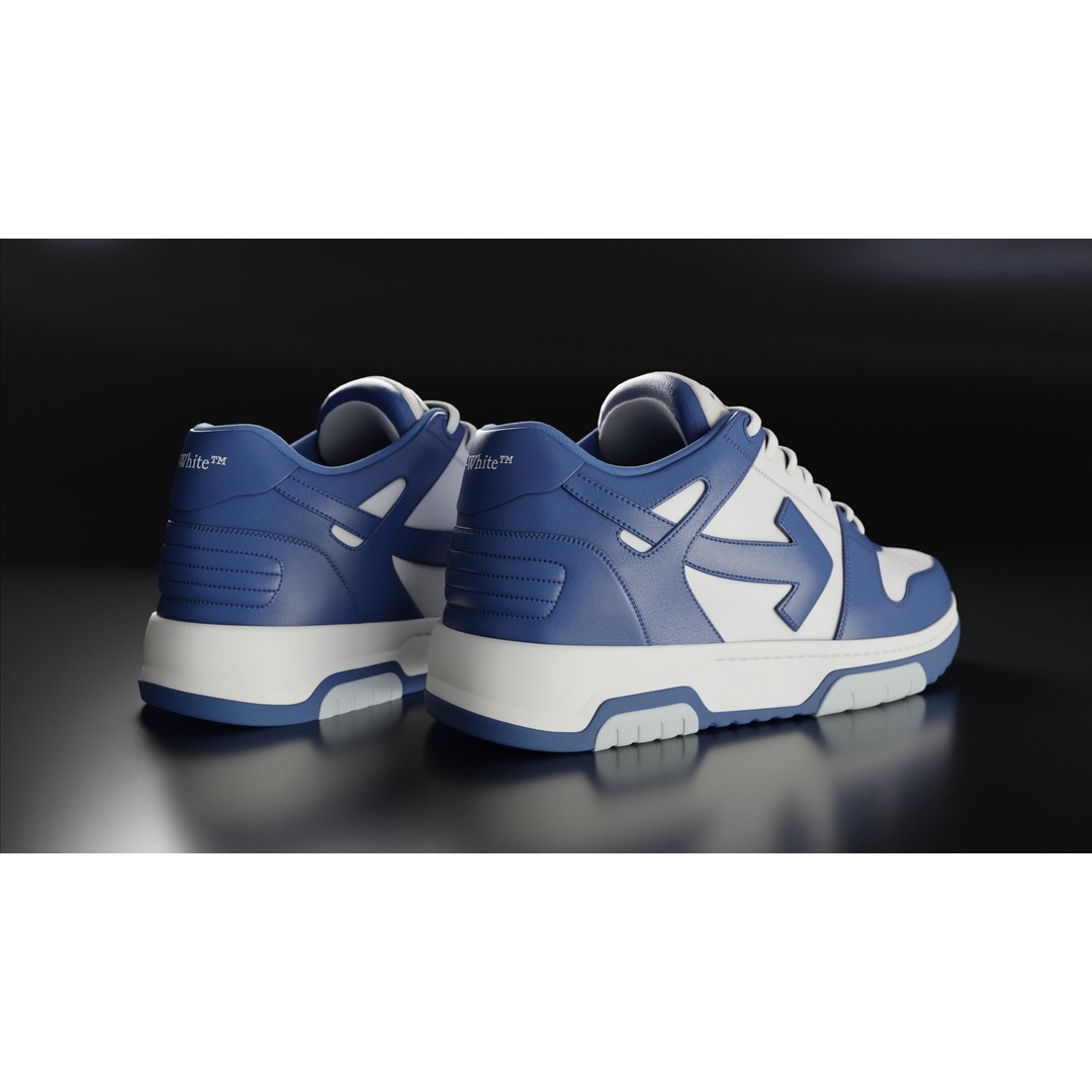 Off White Arrow Sneaker Boot 3D Model – Low Poly Game Asset, PBR Textures - View 96
