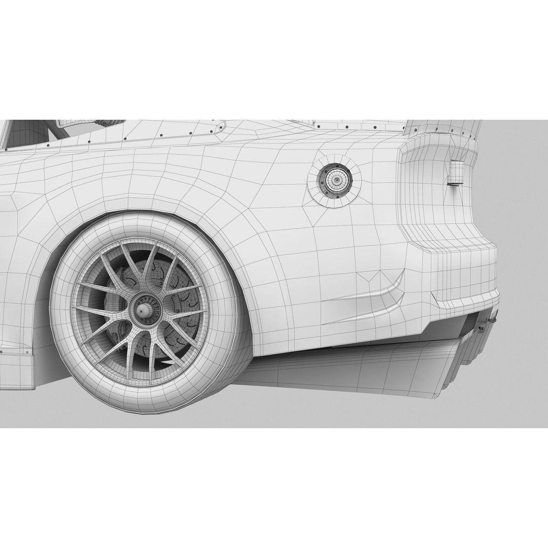 Chevrolet Camaro Nascar NextGen 2024 3D Model – High Poly Vehicle Asset, FBX, OBJ