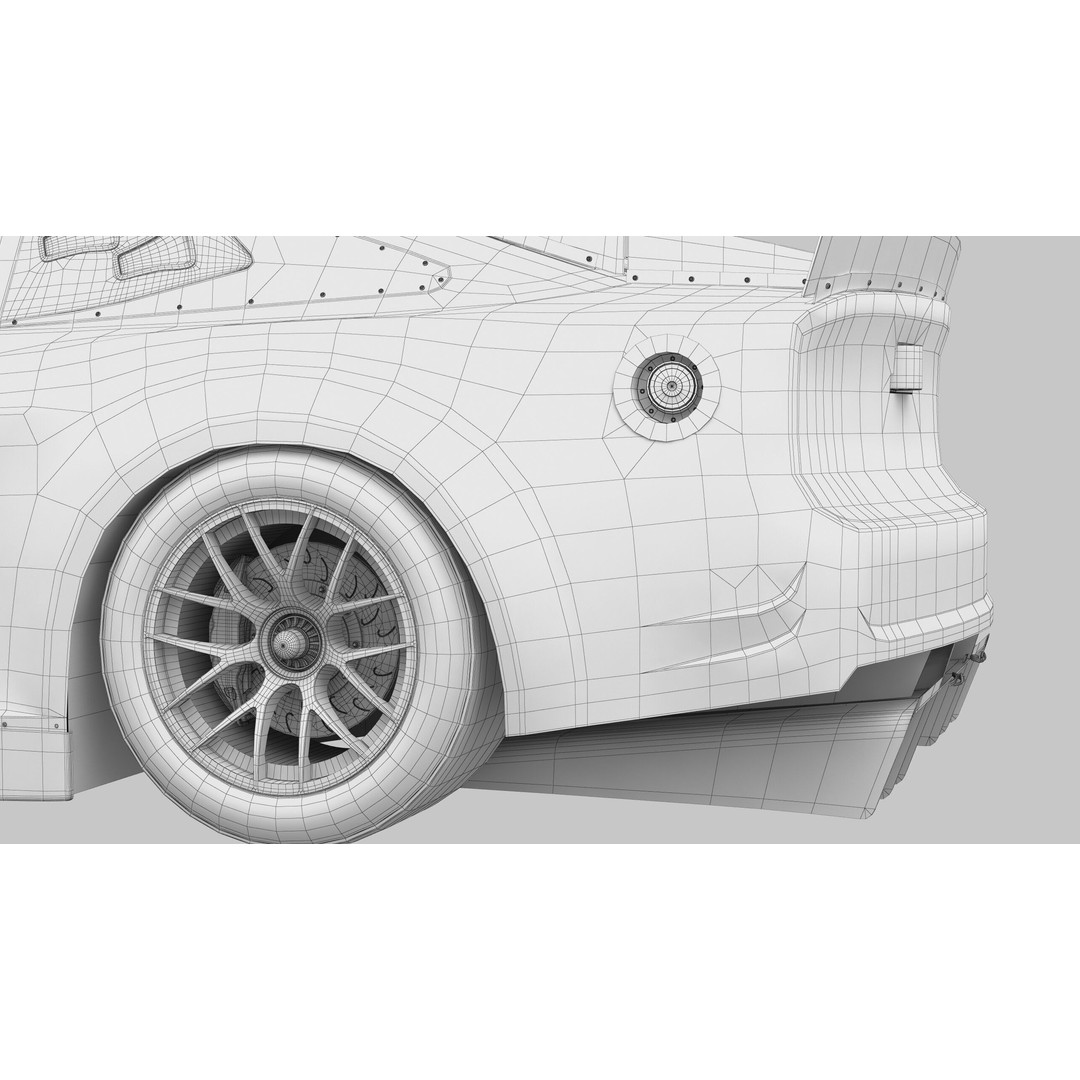 Chevrolet Camaro Nascar 3D Model – High Poly Racing Car, FBX, OBJ