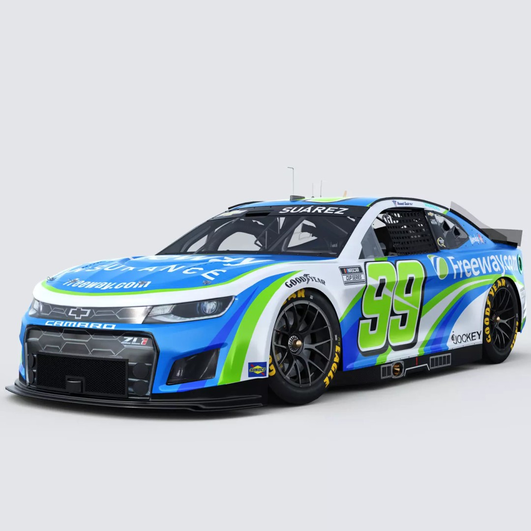 Chevrolet Camaro Nascar 3D Model – High Poly Racing Car, FBX, OBJ - View 2