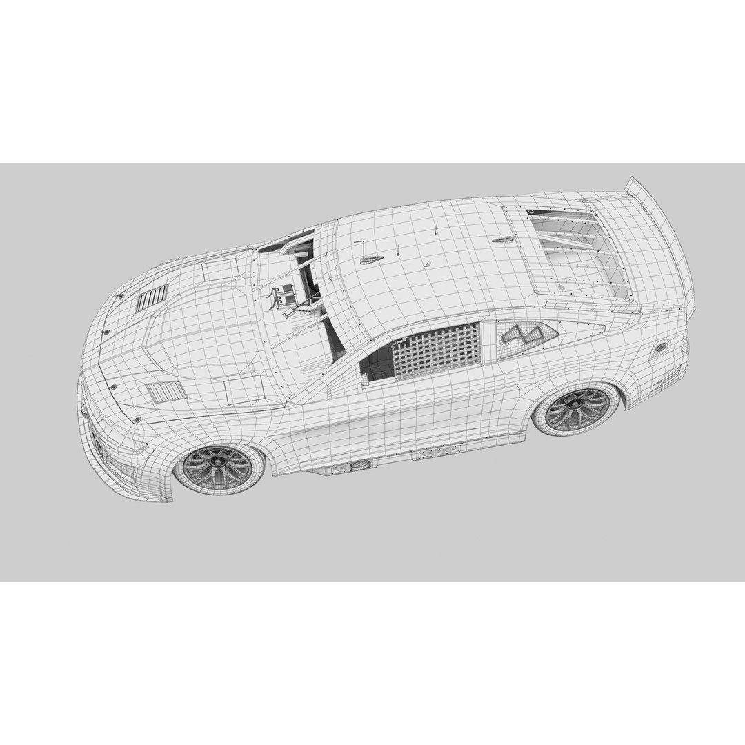 Chevrolet Camaro Nascar 3D Model – High Poly Racing Car, FBX, OBJ - View 21