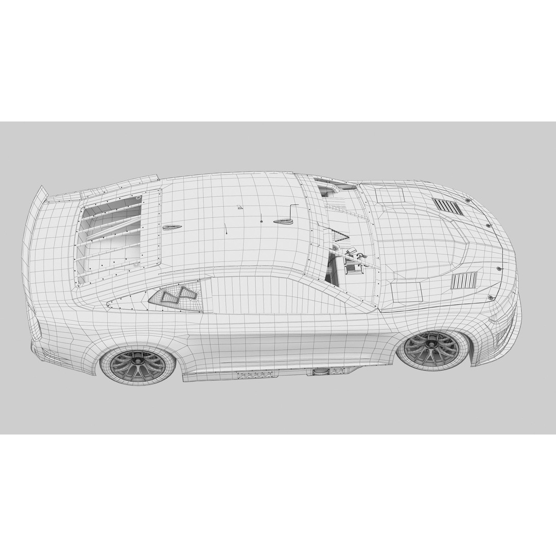 Chevrolet Camaro Nascar 3D Model – High Poly Racing Car, FBX, OBJ - View 23