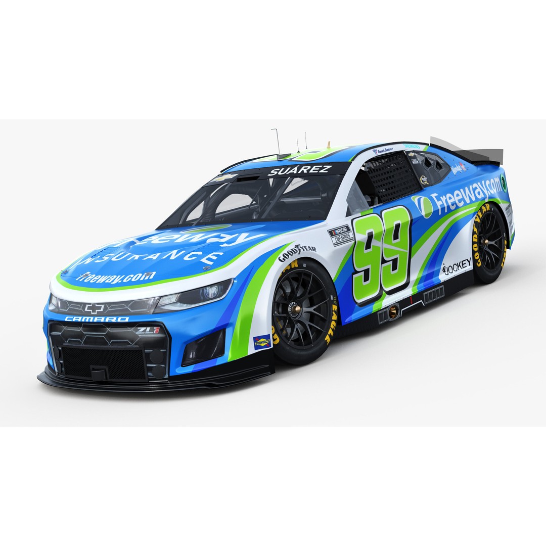 Chevrolet Camaro Nascar 3D Model – High Poly Racing Car, FBX, OBJ - View 5