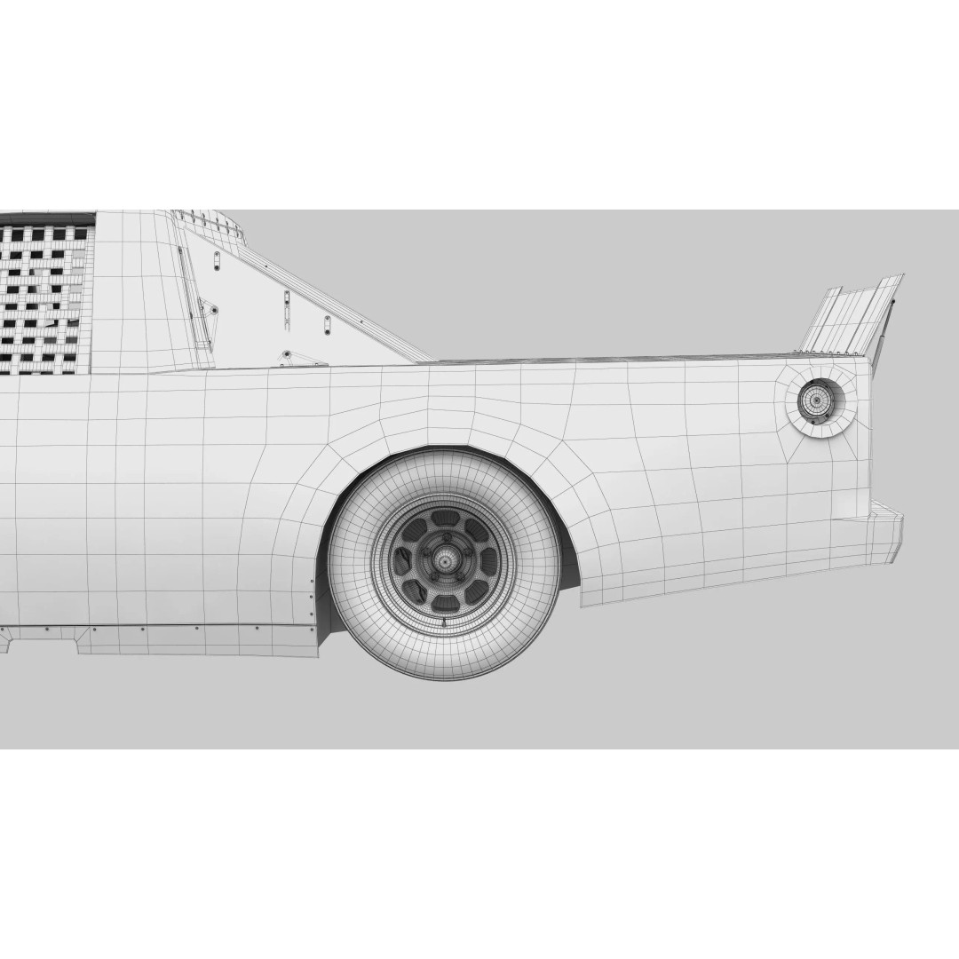 Nascar Truck Ram Kaulig Racing 2026 3D Model – Low Poly Game Asset, FBX
