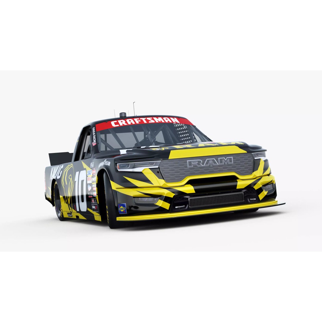 Nascar Truck Ram Kaulig Racing 2026 3D Model – Low Poly Game Asset, FBX - View 11