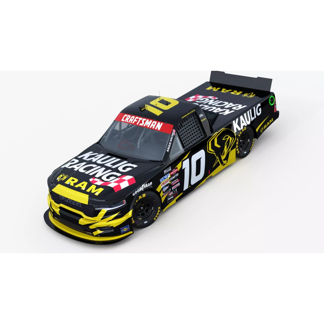 Nascar Truck Ram Kaulig Racing 2026 3D Model – Low Poly Game Asset, FBX - View 13
