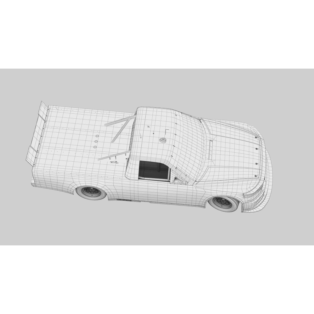 Nascar Truck Ram Kaulig Racing 2026 3D Model – Low Poly Game Asset, FBX - View 28