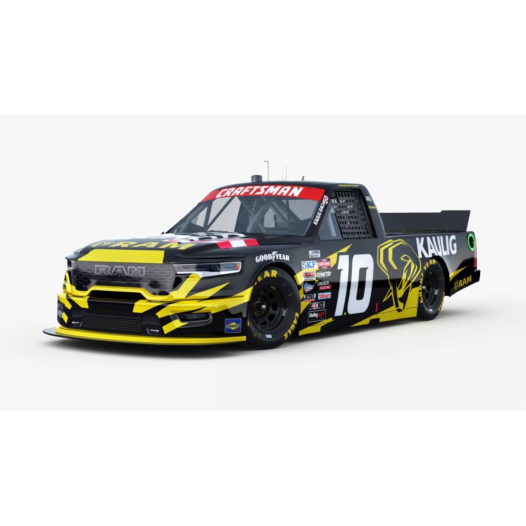 Nascar Truck Ram Kaulig Racing 2026 3D Model – Low Poly Game Asset, FBX - View 3
