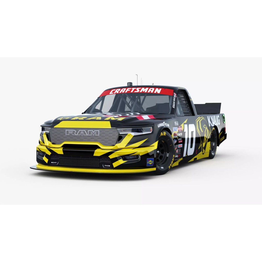 Nascar Truck Ram Kaulig Racing 2026 3D Model – Low Poly Game Asset, FBX - View 4