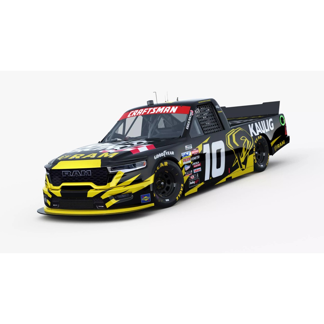 Nascar Truck Ram Kaulig Racing 2026 3D Model – Low Poly Game Asset, FBX - View 5