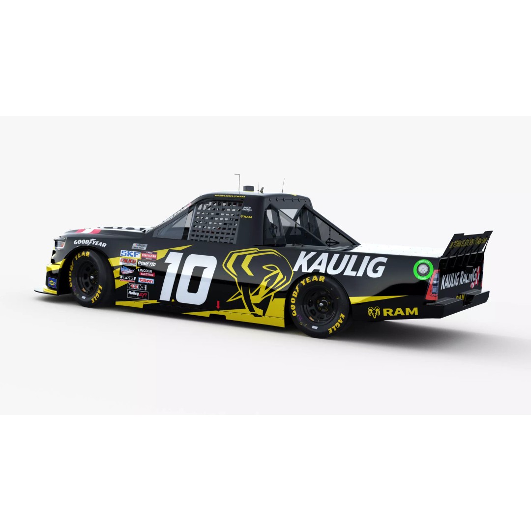 Nascar Truck Ram Kaulig Racing 2026 3D Model – Low Poly Game Asset, FBX - View 6
